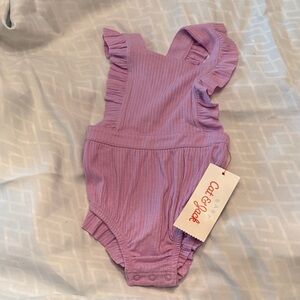 BULK LISTING OF 11 Cat & Jack Lavender Ruffled Kids Bodysuit
